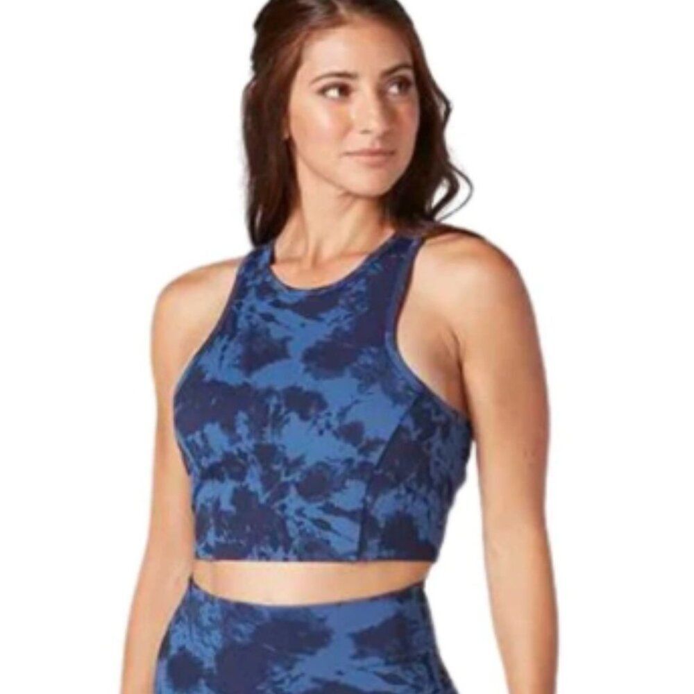 Like New! Tavi Active Long line Bra in Deep Water Tie Dye in Size XL
